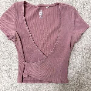 Pink Crop Top